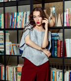 بلوز آستین لاله کریشه شاین